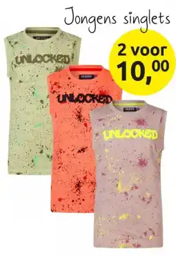 Jola Mode Jongens singlets aanbieding