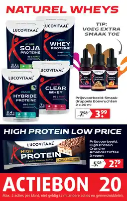 Lucovitaal Naturel Wheys aanbieding