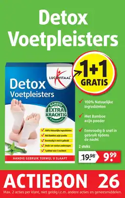 Lucovitaal Detox Voetpleisters aanbieding