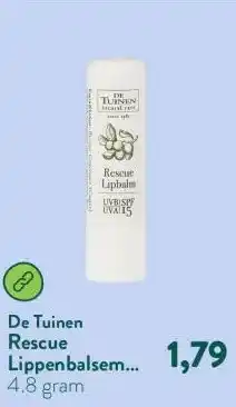 Holland & Barrett Rescue Lippenbalsem SPF 15 aanbieding