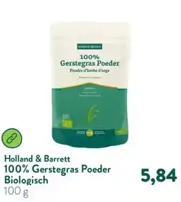 Holland & Barrett 100% Gerstegras Poeder Biologisch aanbieding