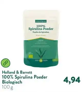 100% Spirulina Poeder Biologisch