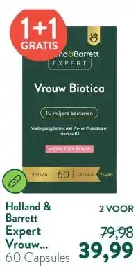 Holland & Barrett Expert Vrouw Biotica aanbieding