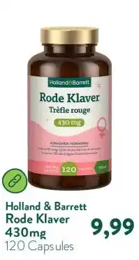 Holland & Barrett Rode Klaver 430mg aanbieding