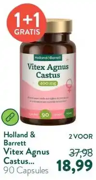 Holland & Barrett Vitex Agnus Castus 400mg aanbieding