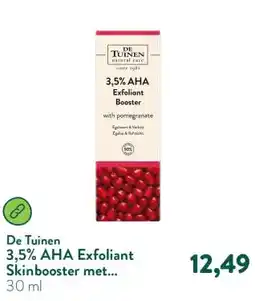 Holland & Barrett 3,5% AHA Exfoliant Skinbooster met Granaatappel aanbieding