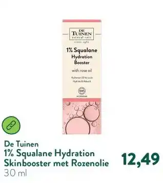 Holland & Barrett 1% Squalane Hydration Skinbooster met Rozenolie aanbieding