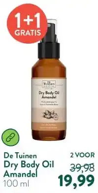 Holland & Barrett Dry Body Oil Amandel aanbieding