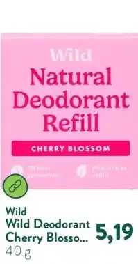 Holland & Barrett Wild Deodorant Cherry Blossom Navulling aanbieding