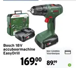 Bosch 18V accuboormachine EasyDrill