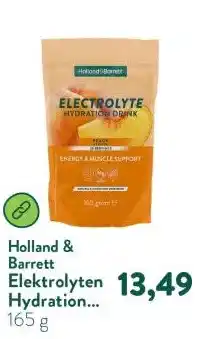 Holland & Barrett Elektrolyten Hydration Drink Perzik - 165g aanbieding