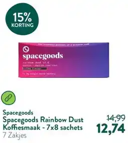Holland & Barrett Spacegoods Rainbow Dust Koffiesmaak - 7x8 sachets aanbieding