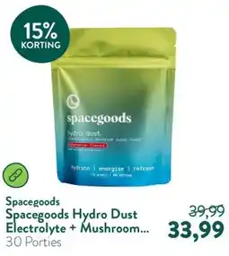 Holland & Barrett Spacegoods Hydro Dust Electrolyte + Mushroom Blend Watermeloensmaak - 174g aanbieding