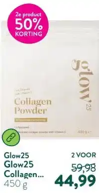 Holland & Barrett Glow25 Collagen Powder Unflavoured – 450g aanbieding