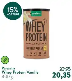 Holland & Barrett Whey Protein Vanille aanbieding