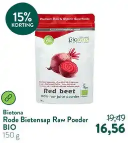 Holland & Barrett Rode Bietensap Raw Poeder BIO aanbieding