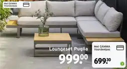 GAMMA Loungeset Puglia aanbieding