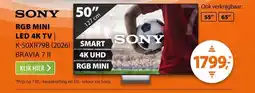 Expert Sony RGB MINI LED K-55XR79M2B (2026) BRAVIA 7 II aanbieding