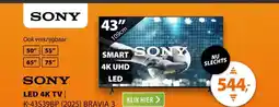 Expert Sony K-43S39BP (2025) BRAVIA 3 aanbieding