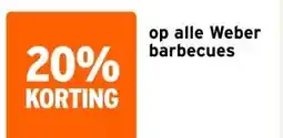 GAMMA op alle Weber barbecues aanbieding