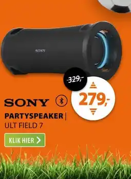 Expert Sony ULT Field 7 Zwart aanbieding