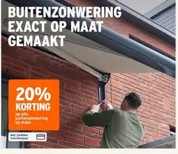 GAMMA op alle buitenzonwering op maat aanbieding