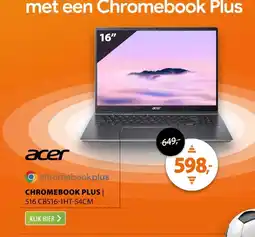 Expert Acer Chromebook Plus 516 CB516-1HT-54CM aanbieding