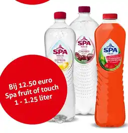 Hoogvliet Spa fruit of touch aanbieding