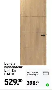 GAMMA Lundia binnendeur Linj En CA011 aanbieding