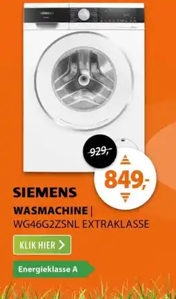 Expert Siemens WG46G2ZSNL ExtraKlasse aanbieding