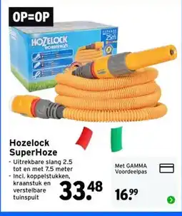 GAMMA Hozelock SuperHoze aanbieding