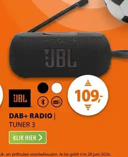 Expert JBL Tuner 3 Zwart aanbieding