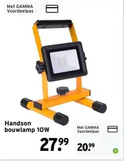 GAMMA Handson bouwlamp aanbieding