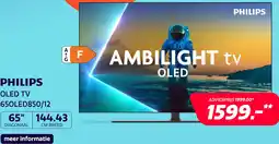 Electroworld Philips 65OLED850/12 aanbieding