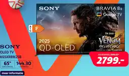 Electroworld Sony 65 BRAVIA 8 II 4K QD-OLED aanbieding