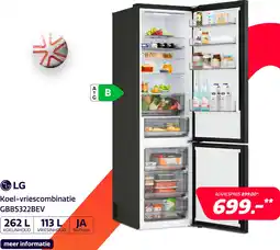 Electroworld LG GBBS322BEV aanbieding