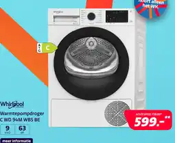 Electroworld Whirlpool C WD 94M WBS BE aanbieding