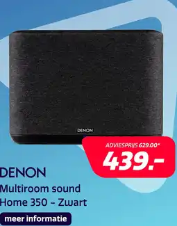 Electroworld Denon Home 350 - Zwart aanbieding