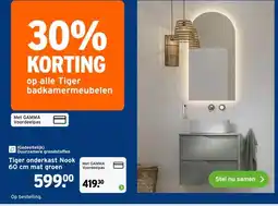 GAMMA Tiger onderkast Nook aanbieding