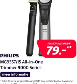 Electroworld Philips MG9557/15 All-in-One Trimmer 9000 Series aanbieding