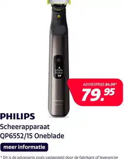 Electroworld Philips QP6552/15 OneBlade Pro 360 aanbieding