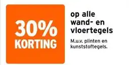 GAMMA op alle vloertegels aanbieding
