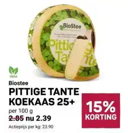 Ekoplaza PITTIGE TANTE KOEKAAS 25+ aanbieding