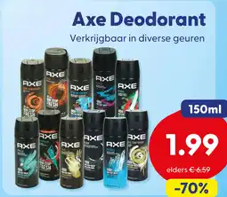 Die Grenze Axe Deodorant aanbieding