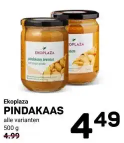 Ekoplaza PINDAKAAS aanbieding