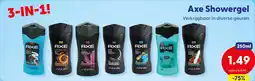 Die Grenze Axe Showergel aanbieding