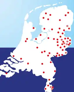 Die Grenze Locaties in Nederland aanbieding