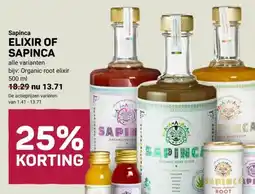 Ekoplaza ELIXIR OF SAPINCA aanbieding