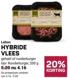 Ekoplaza HYBRIDE VLEES aanbieding