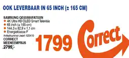 Correct SAMSUNG QE65S95FATXXN aanbieding
